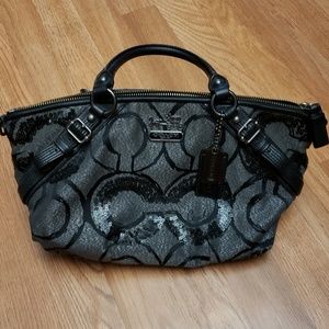 Coach Madison sequin sophia satchel